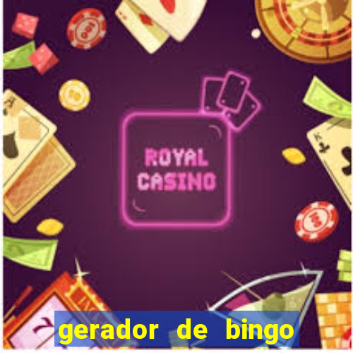 gerador de bingo cha de bebe