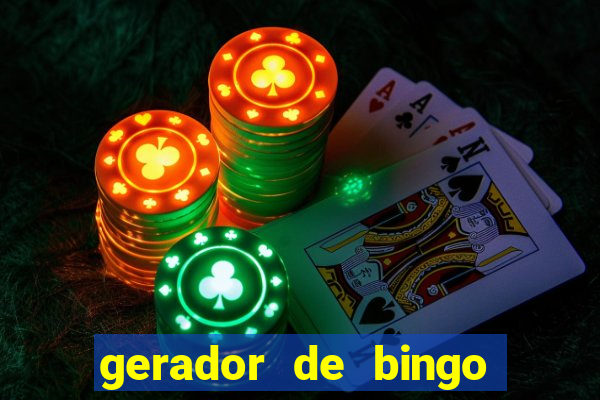 gerador de bingo cha de bebe